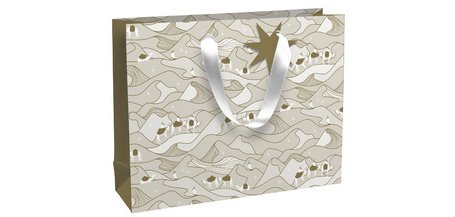 Kraft brut 70g, rl 50x0,70m Etoiles or - Or