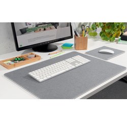 Muismat Eyestyle lichtgrijs/zwart