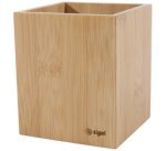 Pot à crayons Eyestyle, en bambou, carré