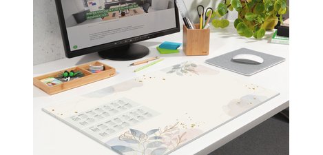 Sous-main bloc papier 'Pastel garden', 595 x 410 mm