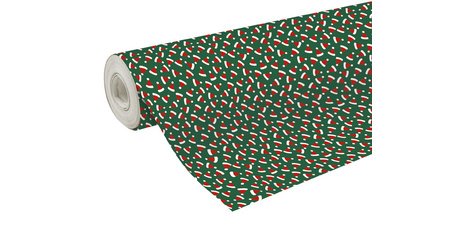 Geschenkpapier Kerstmis 'Kerstmutsen'