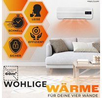 Chauffage mural en céramique PC-HL 3116, blanc