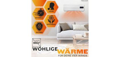 Ceramic Wall Heater PC-HL 3116, White