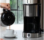 Machine à café filtre thermos KA 3805, argent / noir