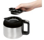 Machine à café filtre thermos KA 3805, argent / noir