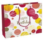 Sac cadeau 'Happy Birthday rose', shopping