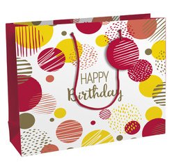 25 geschenktaschen 220x100x290, kraft weiß, weiß - weiß