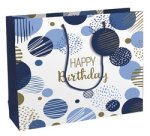 'Happy Birthday Blue' gift bag, shopping