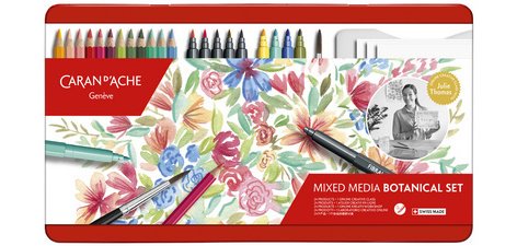 Set de dessin 'SET BOTANIQUE', 24 pièces