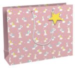 Pochette cadeau, 16x22cm, Père Noël - Multicolore