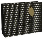 Paq.25 sacs kraft brun vergé, 22x10x27cm - Kraft