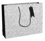 Paq.25 sacs kraft vergé 22x10x27cm,Rouge - Rouge