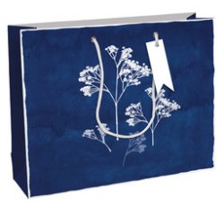 Sac cadeau 'Cyanotypie', grand