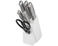 Bloc porte-couteaux C-MBS 4018, 7 pièces, blanc