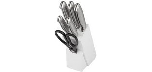 Bloc porte-couteaux C-MBS 4018, 7 pièces, blanc