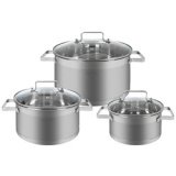 Set de casseroles C-KTS 4015, 6 pièces, acier