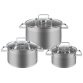 Set de casseroles C-KTS 4015, 6 pièces, acier