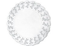 Sous-tasse, rond, blanc, diamètre: 90 mm