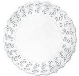 Sous-tasse, rond, blanc, diamètre: 90 mm