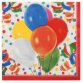 Servetten met motief 'Lucky Balloons', 330 x 300 mm