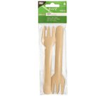 Fourchette en papier 'Pure', naturel
