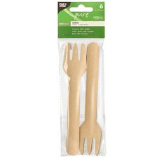 Fourchette en papier 'Pure', naturel