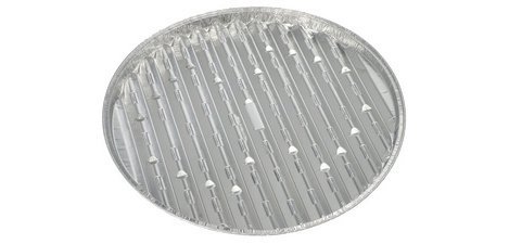 STARPAK Barquette de barbecue en aluminium, rond