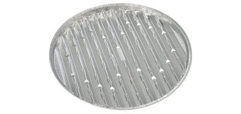 Barquette de barbecue en aluminium, rond