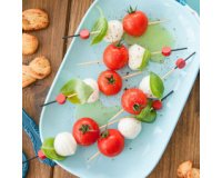 En_pique aperitif disc, en bambou, longueur: 90 mm