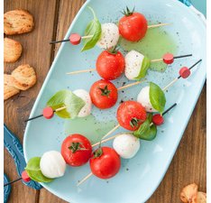 Aperitiefstokjes in bamboe lengte 90 mm