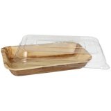 Bol en feuille de palmier avec couvercle, 200 ml
