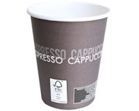 Gobelet à café en papier rigide To Go, 20 cl, brun