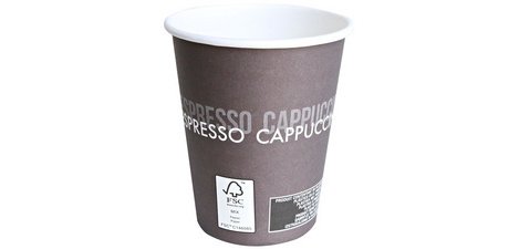 Gobelet à café en papier rigide To Go, 20 cl, brun