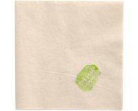 Serviette aus Stoff, 300 x 300 mm, Natur