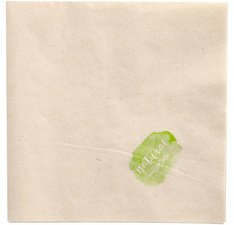 Serviette aus Stoff, 300 x 300 mm, Natur