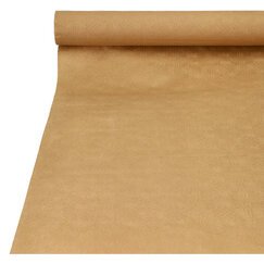 Nappe de table damassée, (l)1,0 x (L)25 m, naturel