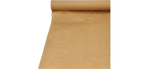 Nappe de table damassée, (l)1,0 x (L)25 m, naturel