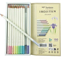 Crayons de couleur IROJITEN 'Volume 8', set de 10