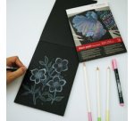 Bloc à dessin 'Black Paper', A5, uni, 250 g/m2, noir