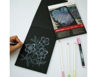 Bloc à dessin 'Black Paper', A5, uni, 250 g/m2, noir