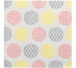 Serviette à motif 'ROYAL Collection Rococo', jaune/