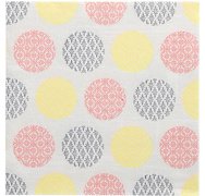 Serviette à motif 'ROYAL Collection Rococo', jaune/