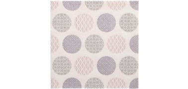 Serviette à motif 'ROYAL Collection Rococo', jaune/