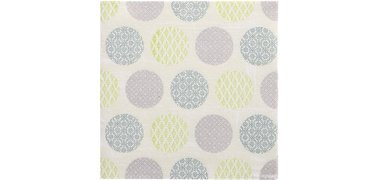 Serviette à motif 'ROYAL Collection Rococo', jaune/