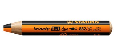 Potlood multi-talents, Woody 3-in-1 duo