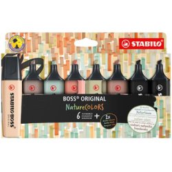 Surligneur 'BOSS ORIGINAL' NatureCOLORS, étui de 8
