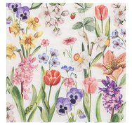 Serviette à motif 'Lisette', 330 x 330 mm