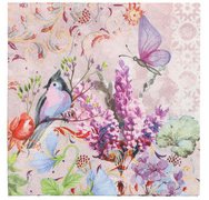 Serviette à motif 'Lisette', 330 x 330 mm