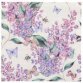 Serviette à motif 'Lilac Dream', 330 x 330 mm