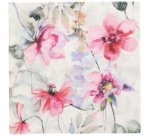 Serviette à motif 'Lavande', 330 x 330 mm